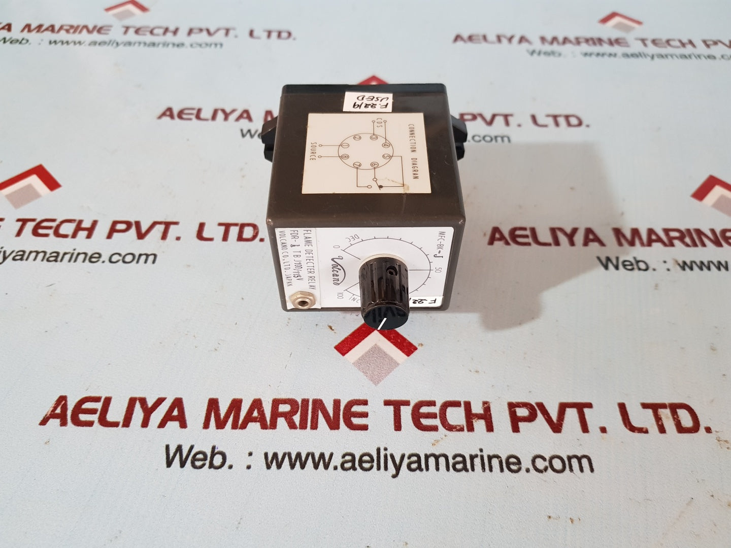 Volcano Mfc-bk-j Flame Detector Relay Fdr-1 Tb J100/115V
