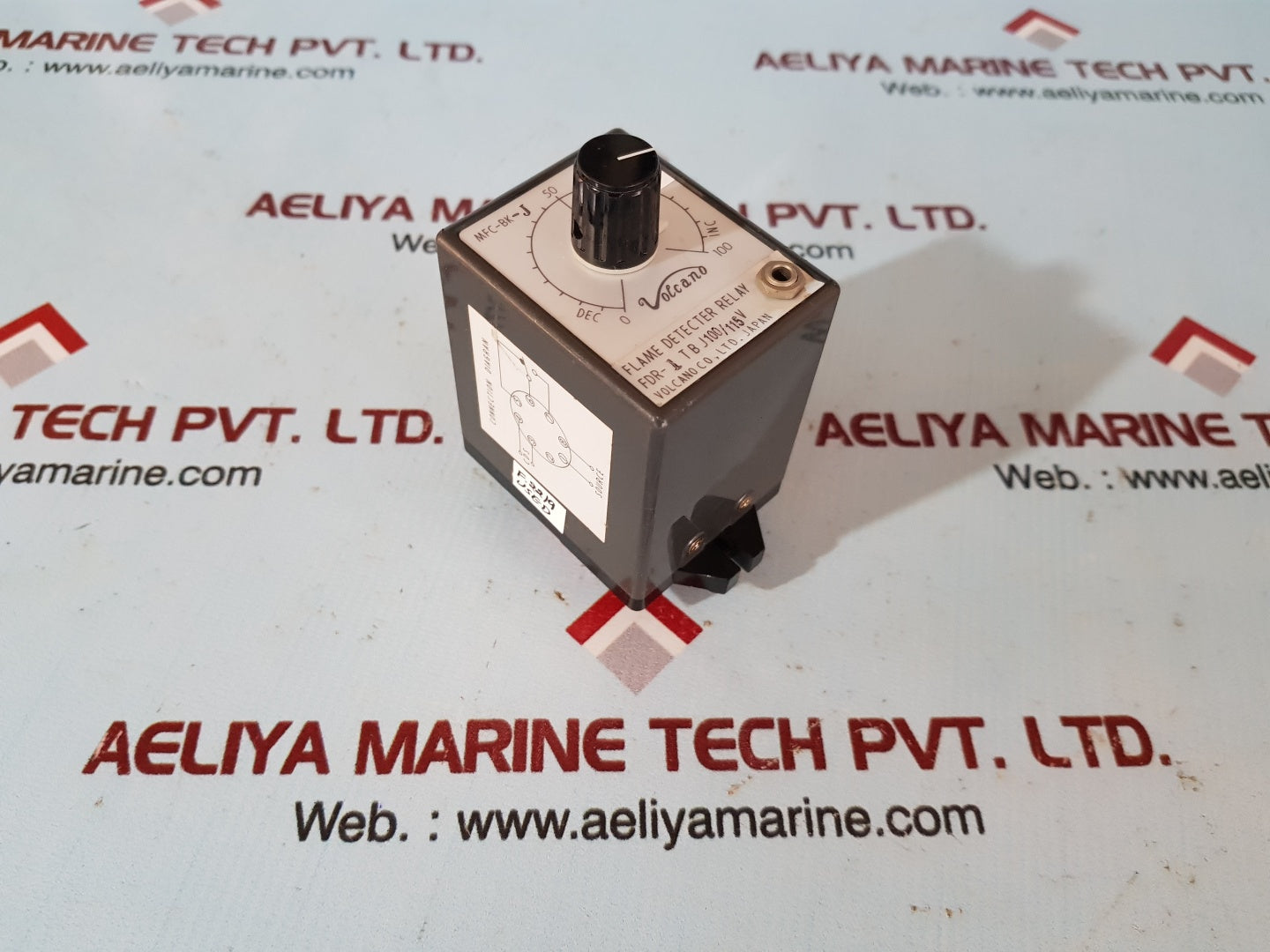 Volcano Mfc-bk-j Flame Detector Relay Fdr-1 Tb J100/115V