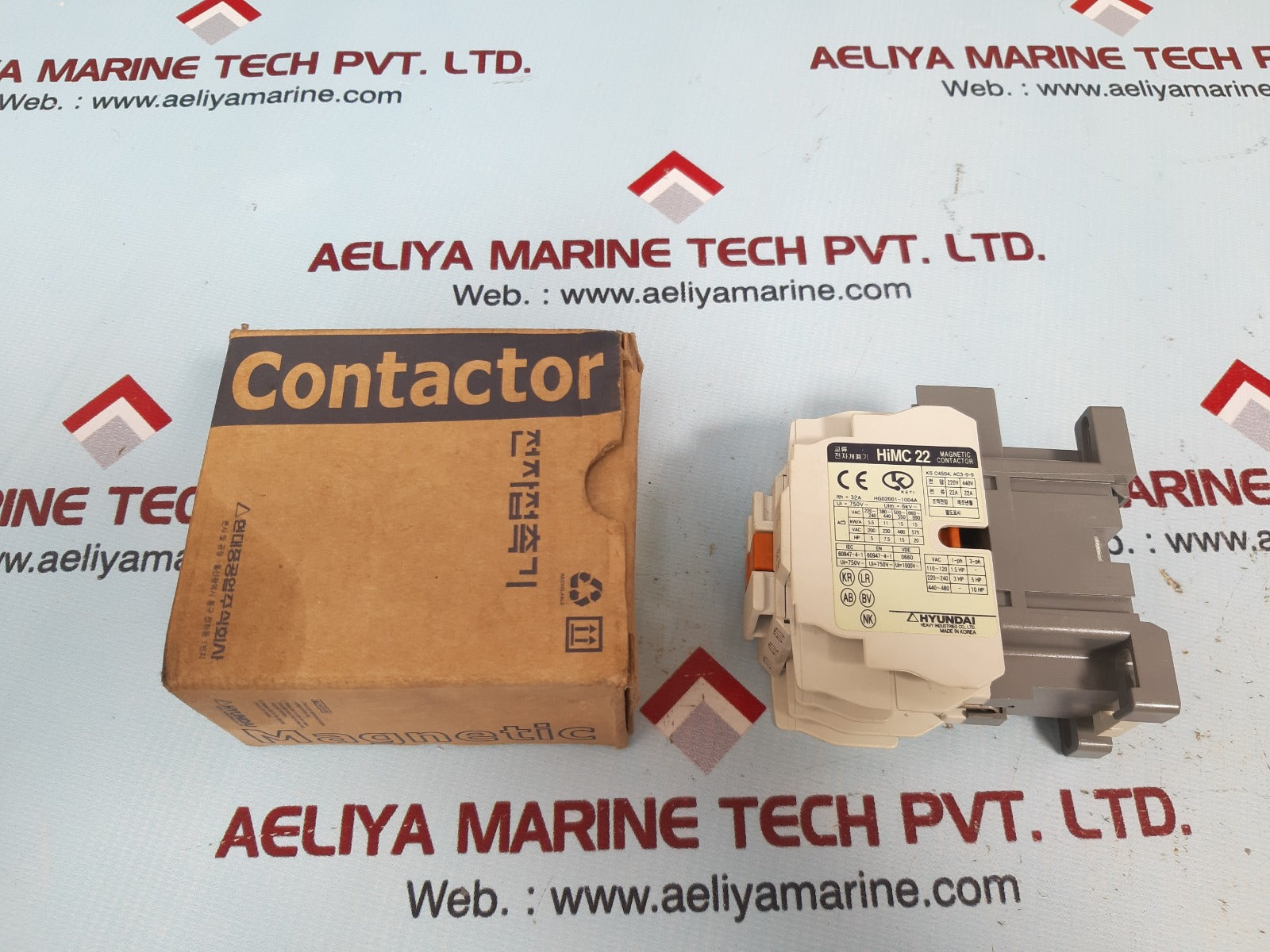 Hyundai Himc 22 400-440V 50/60Hz Definite Magnetic Contactor Ks C4504.Ac3-0-0