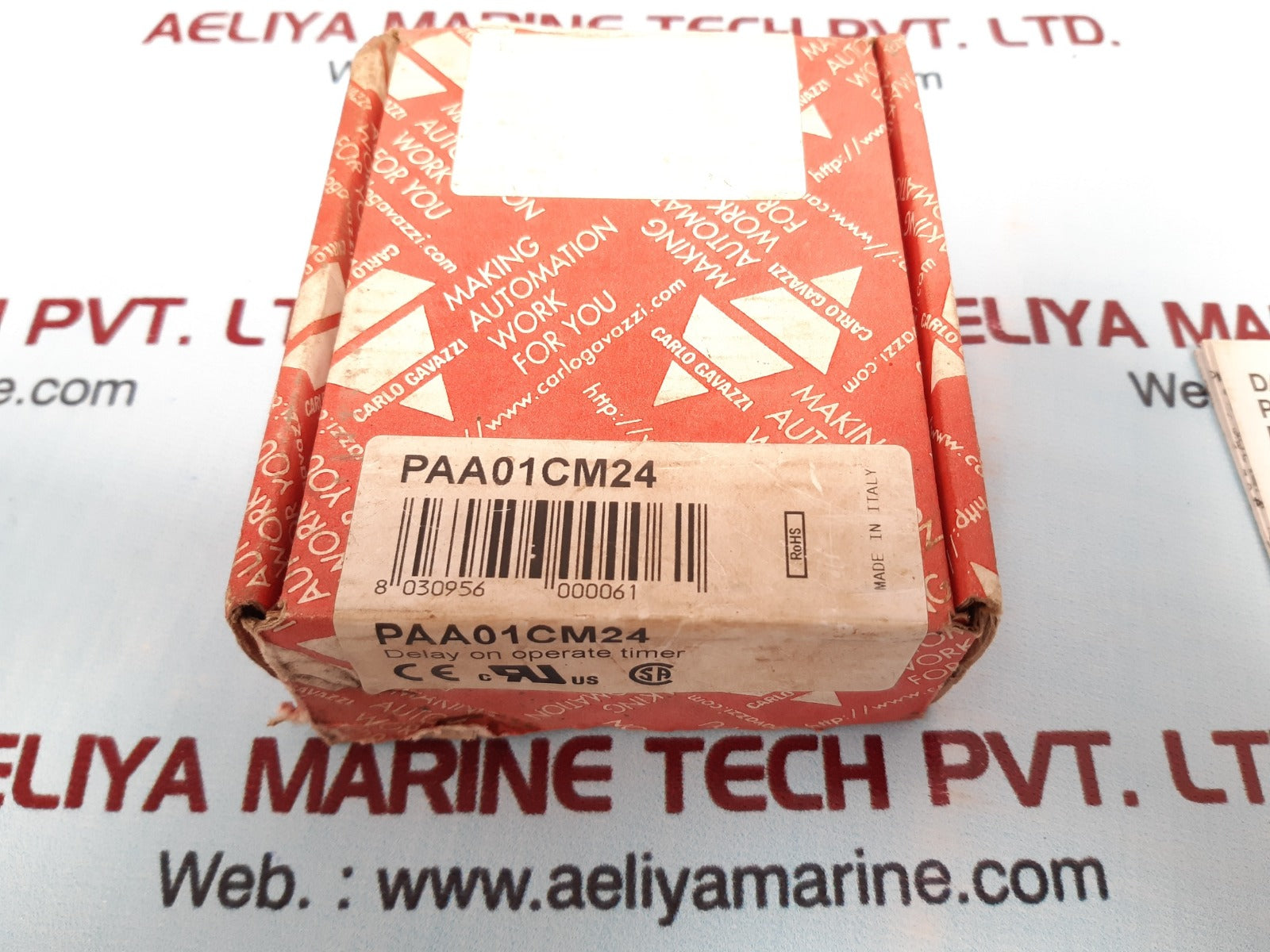 Carlo gavazzi paa01cm24 delay on operate timer 24-240 vac 50-60hz