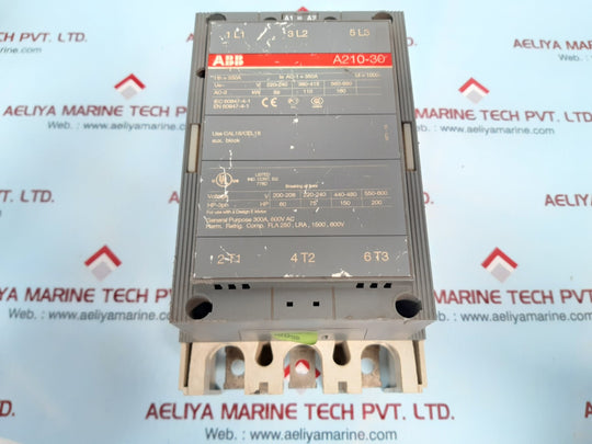 Abb a210-30 contactor 220-230v 50hz/230-240v 60hz
