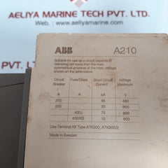 Abb a210-30 contactor 220-230v 50hz/230-240v 60hz