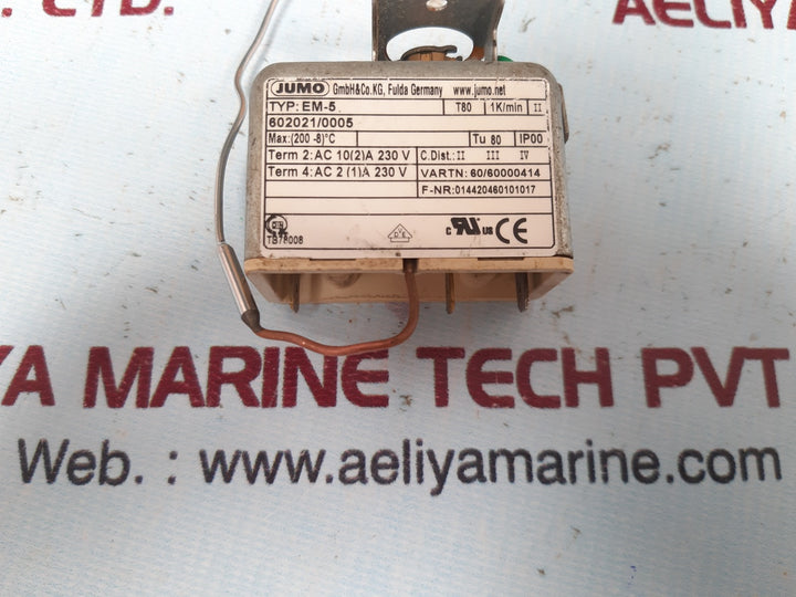 Jumo em-5 temperature controller