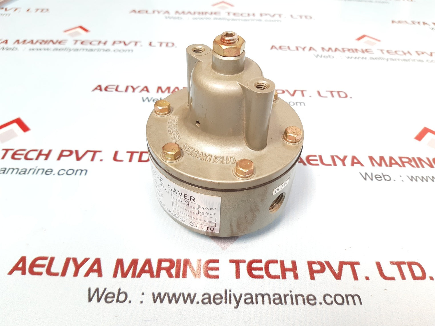 Nakakita seisakusho gauge saver input press.9.9  kg/cm²