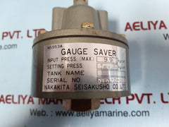 Nakakita seisakusho gauge saver input press.9.9  kg/cm²