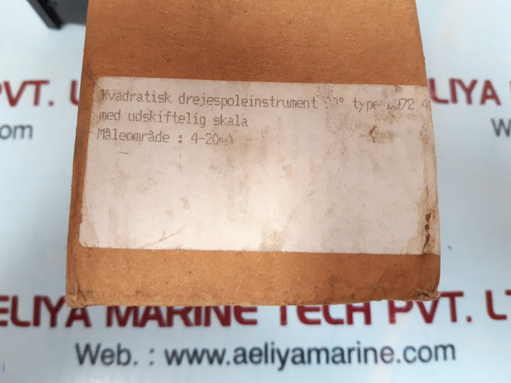 Deif dq72-x meter 0 to 100 ºc