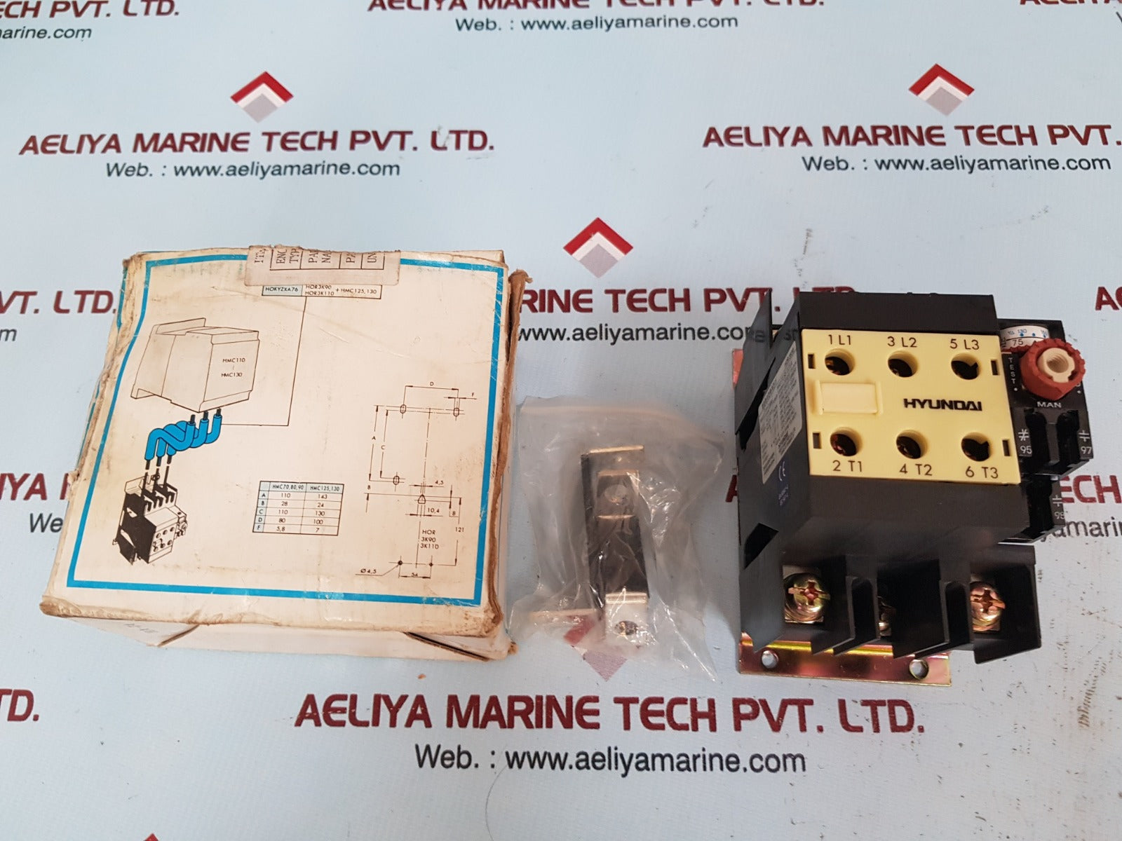 Hyundai hor 3k90 thermal overload relay 