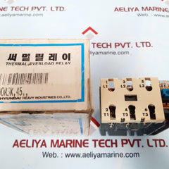 Hyundai hor 3d63 thermal overload relay