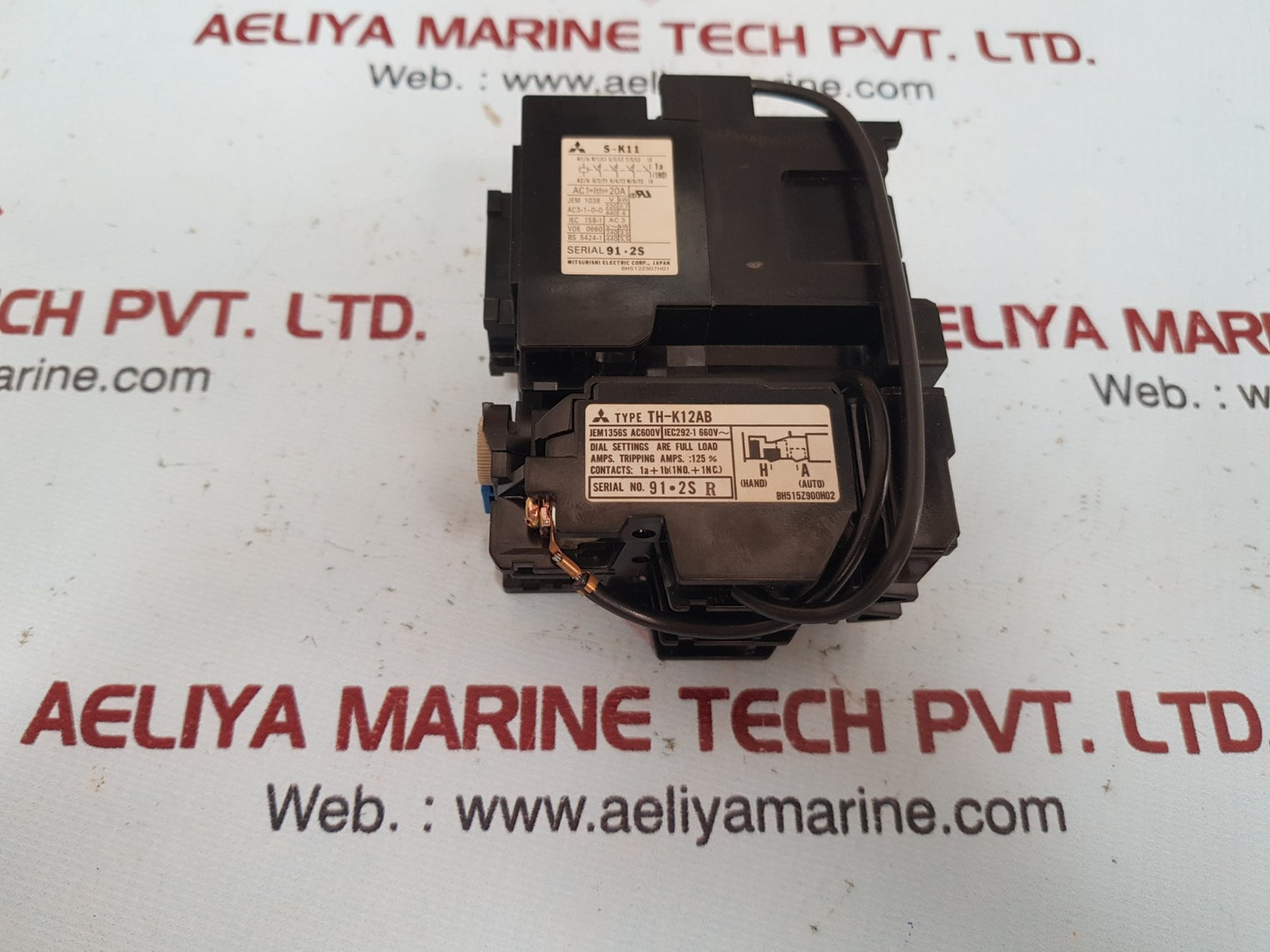 Mitsubishi electric s-k11 th-k12ab thermal overload relay