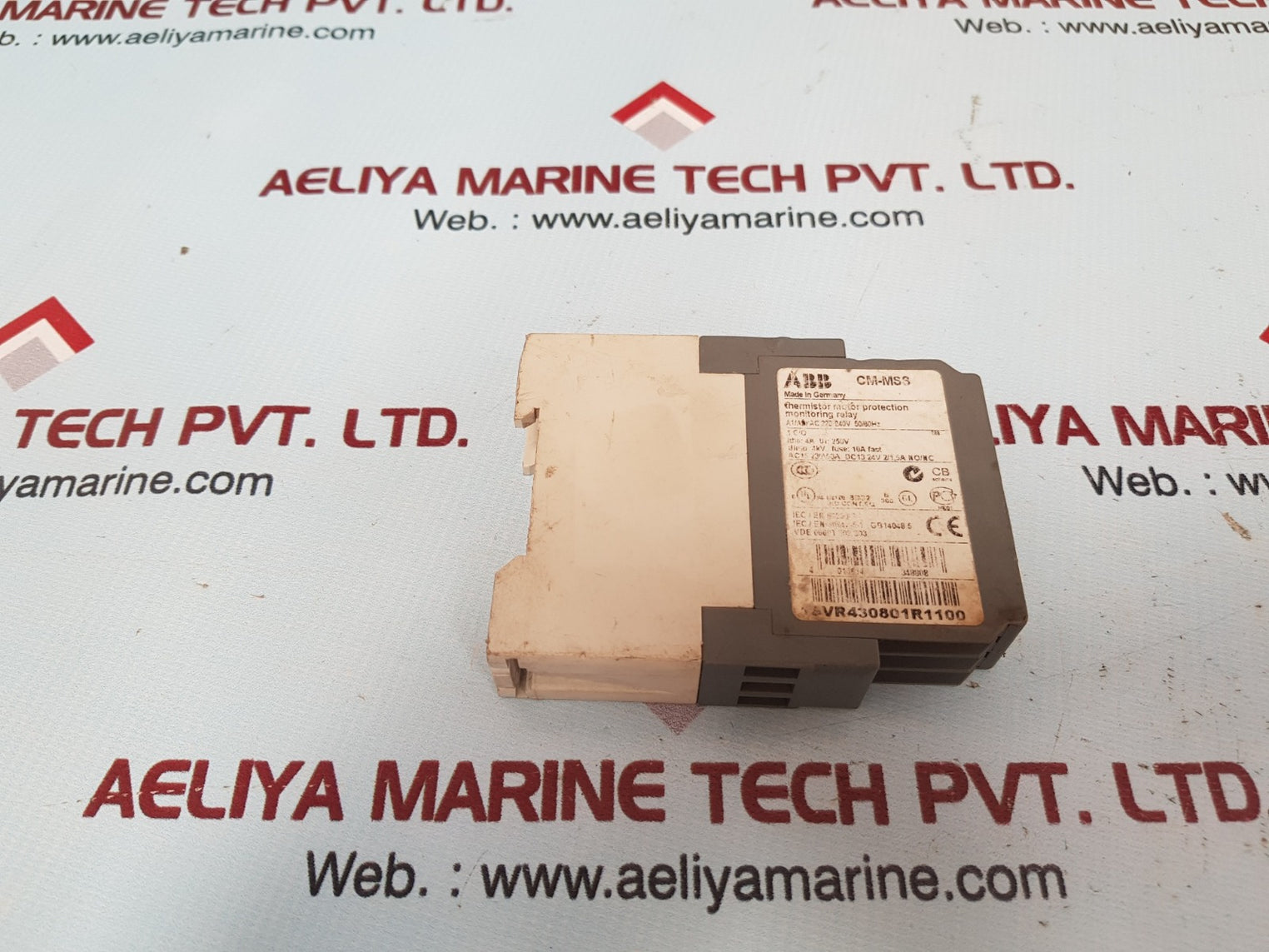 Abb cm-mss 1svr430801r1100 thermistor motor protection relay 
