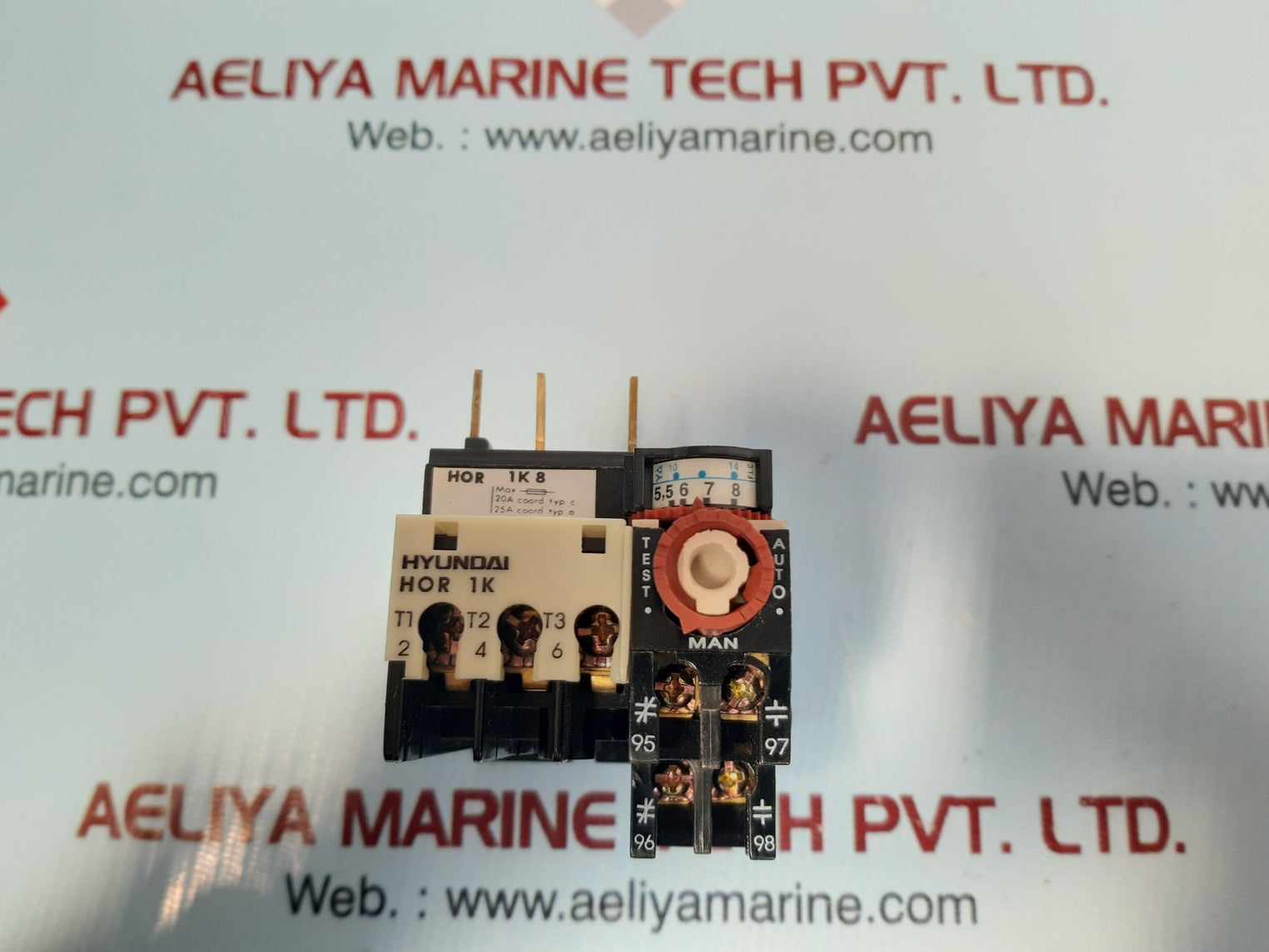 Hyundai hor 1k 8 thermal overlod relay