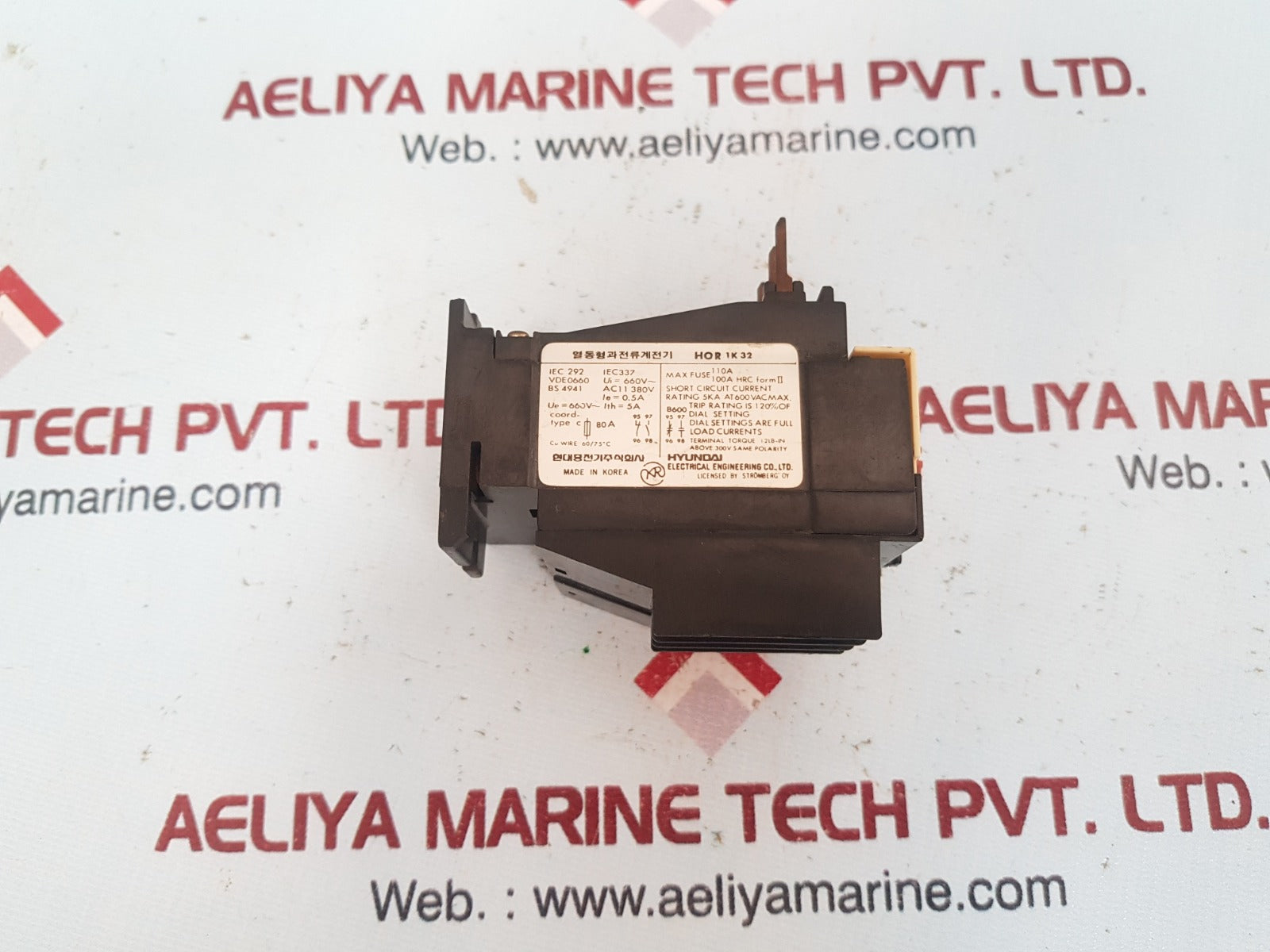 Hyundai hor 1k thermal overload relay hor 1k 32