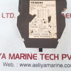 Siemens 3tf42 22-0x contactor
