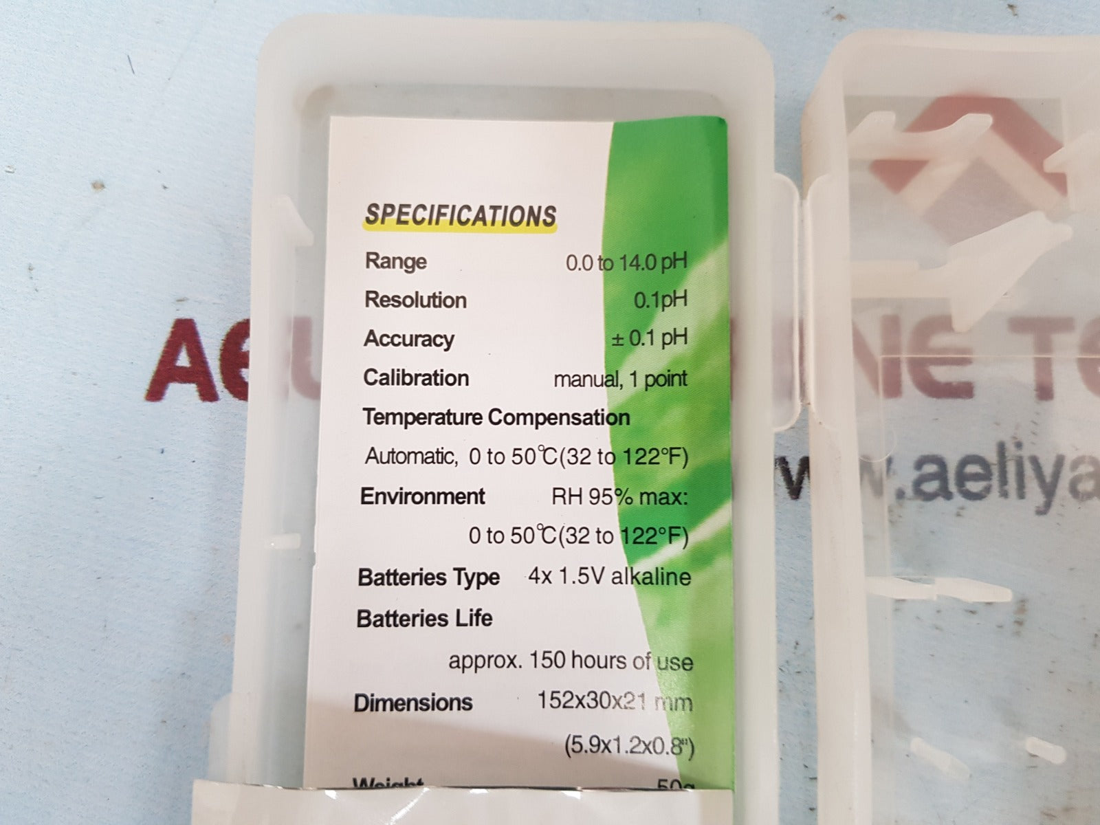 Digital ph meter tester pocket sized ph meter with atc