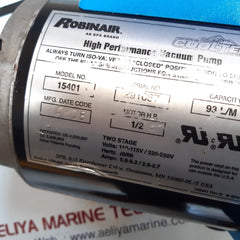 Robinair 15401 high performance vacuum pump 