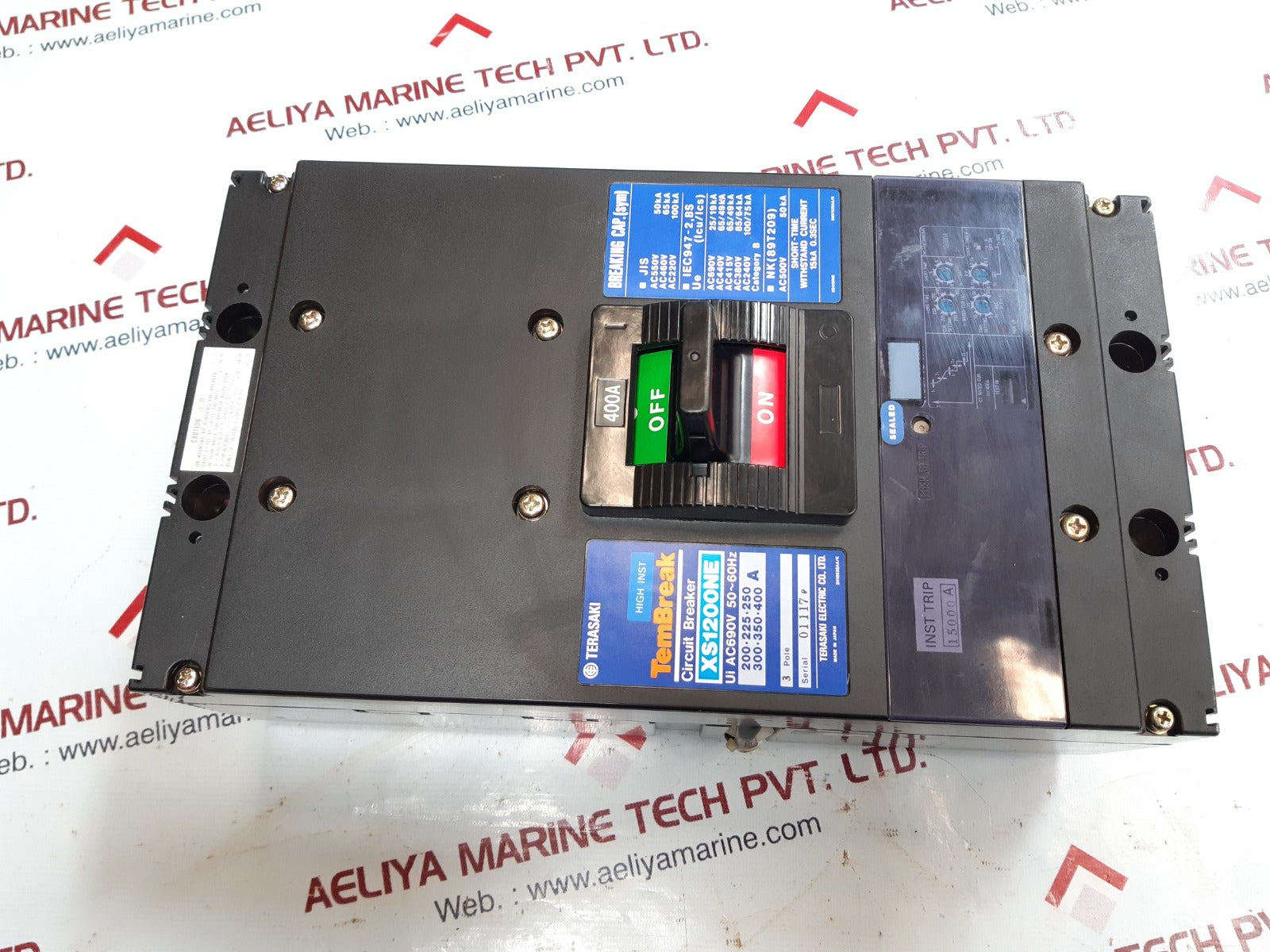 Terasaki xs1200ne tembreak 3 pole circuit breaker