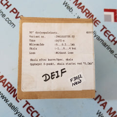Deif dq72-x meter 1 to 4bar 