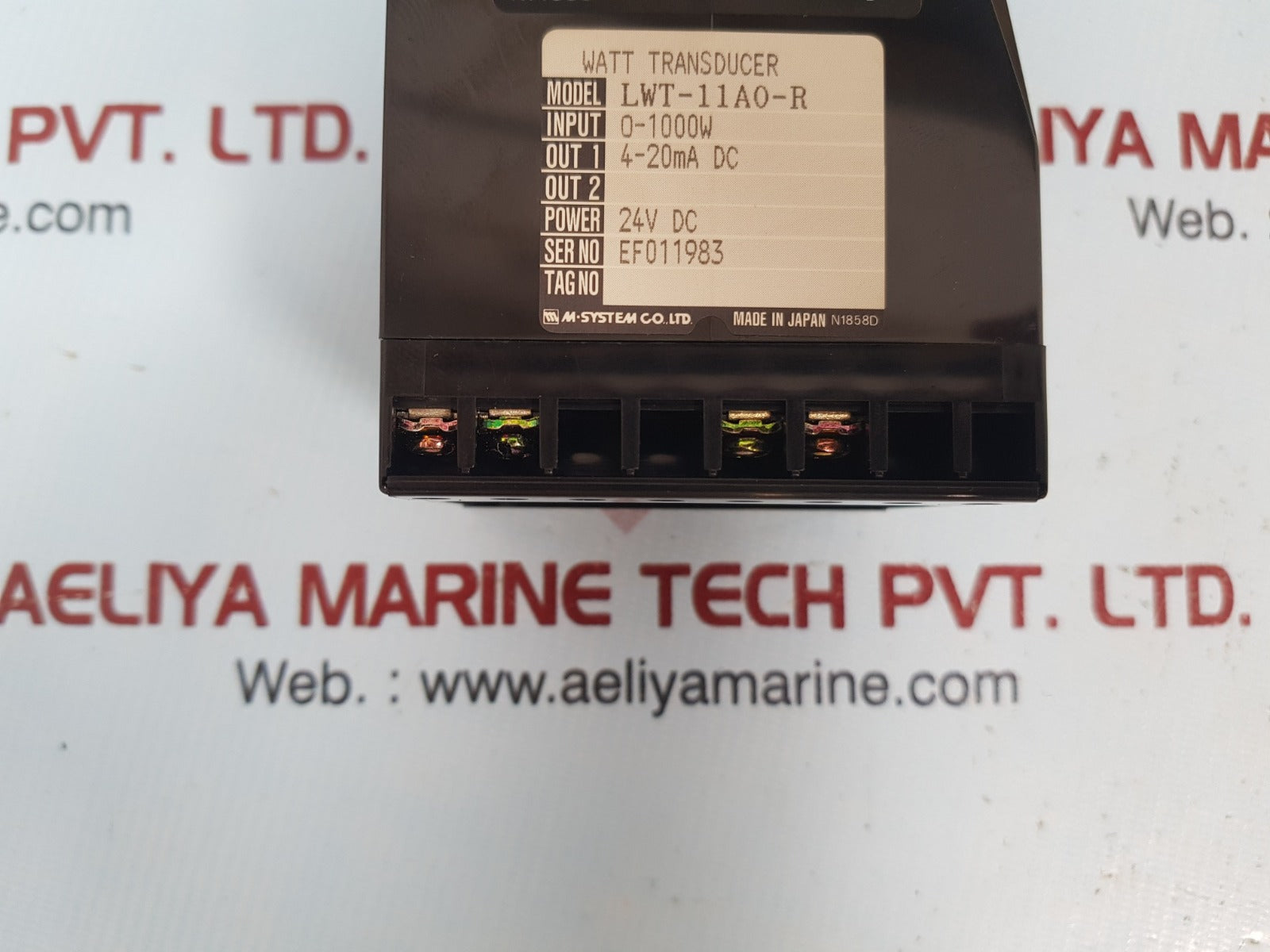M-system lwt-11a0-r l-unit transducer