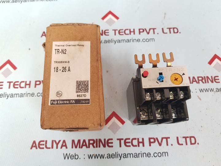 Fuji electric tr-n2 thermal overload relay 18-26a