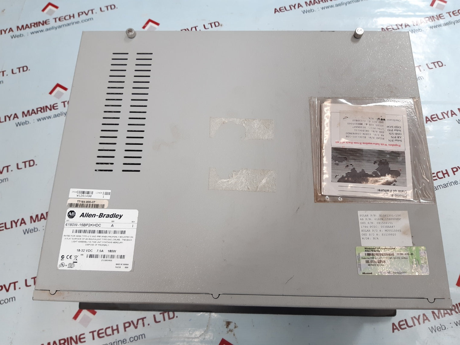 Allen-bradley 6180w-15bp2khdc versaview serA 1500w  