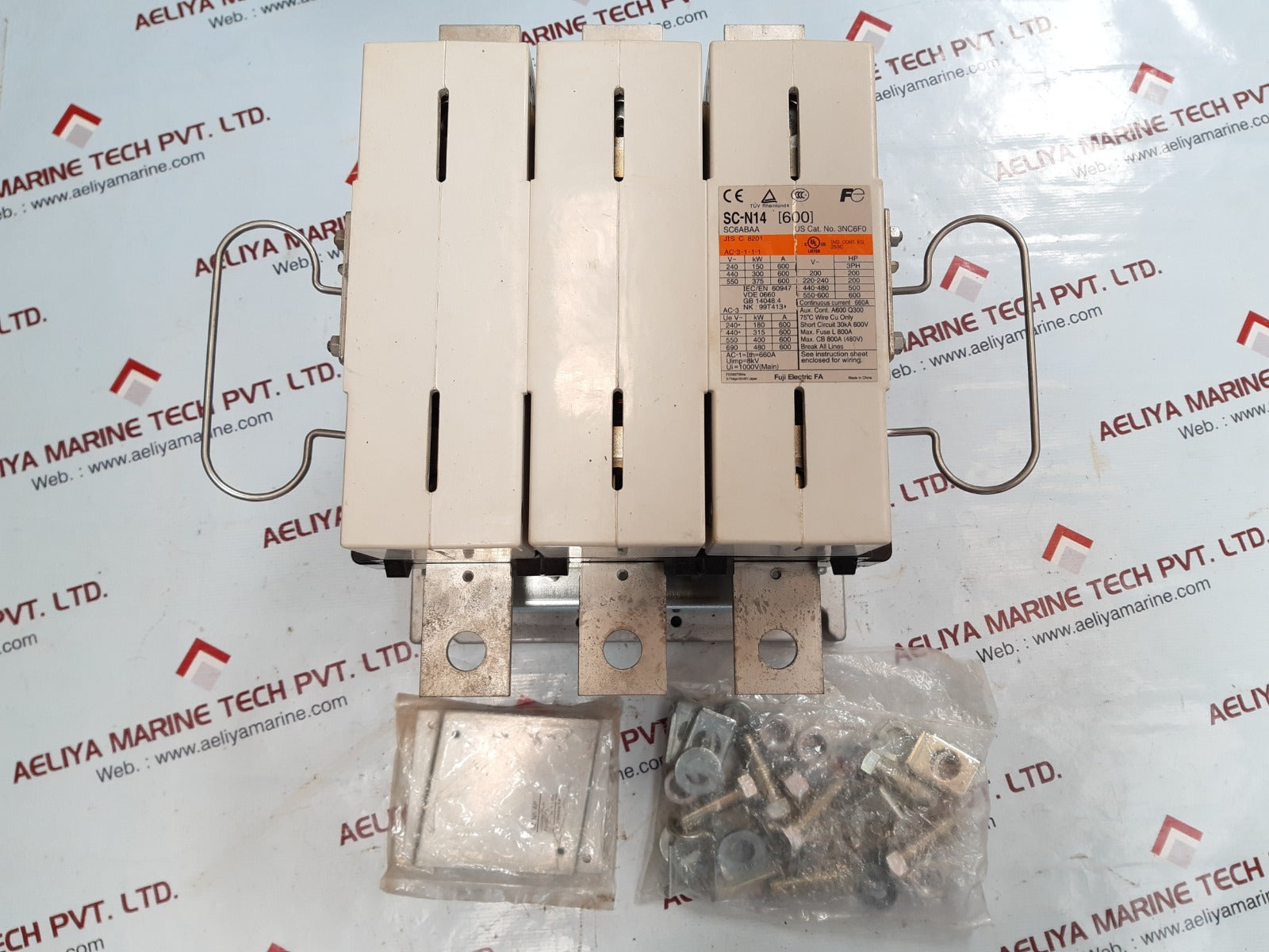 Fuji electric sc-n14[600] magnetic contactor 3nc6f0