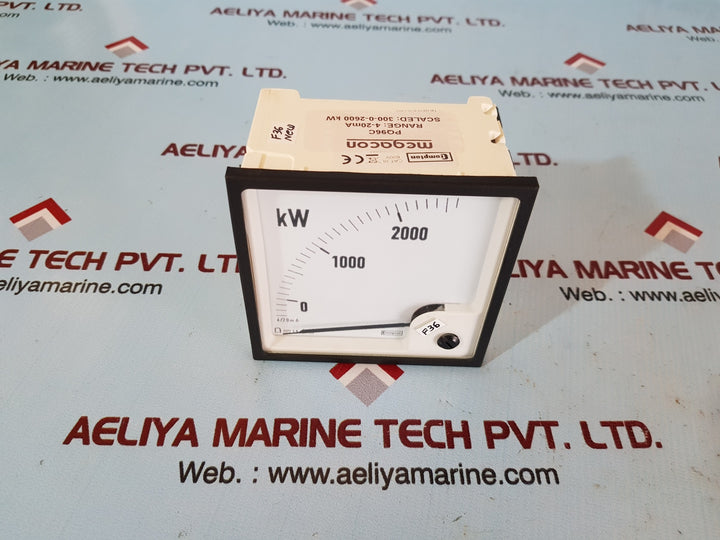 Crompton megacon pq96c watt meter 