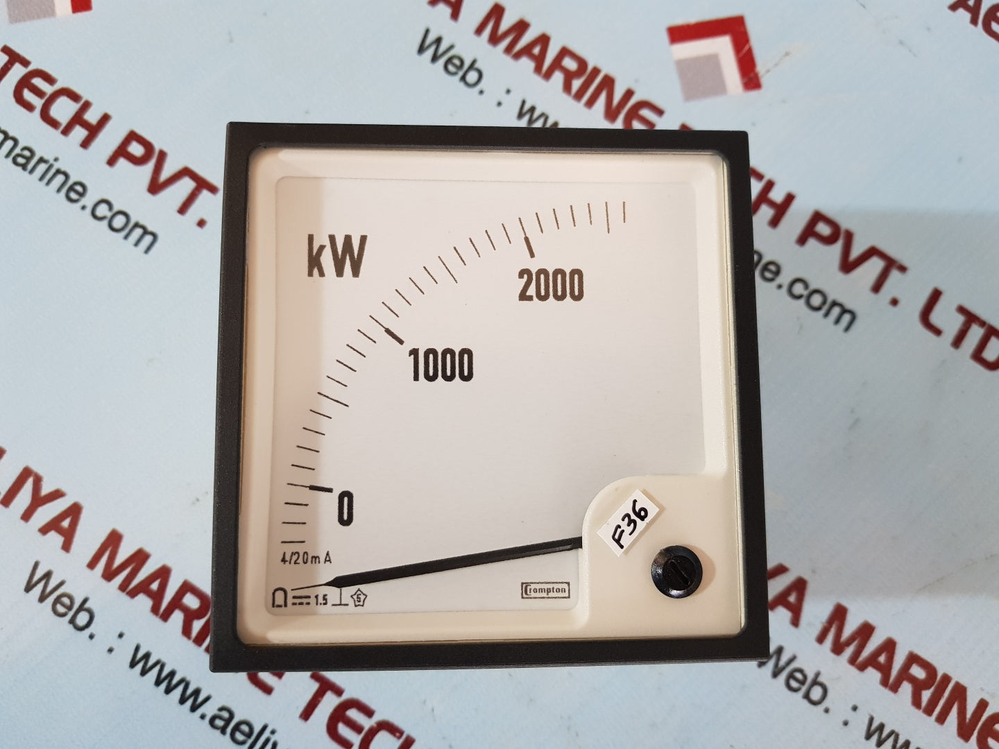 Crompton megacon pq96c watt meter 