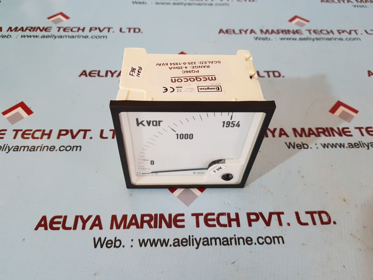 Crompton megacon pq96c var meter 
