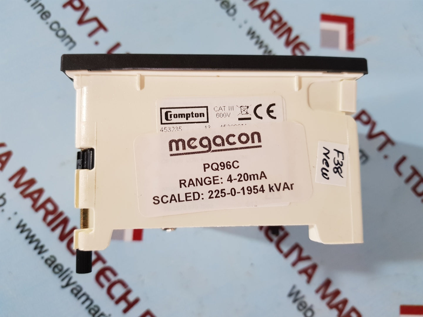 Crompton megacon pq96c var meter 