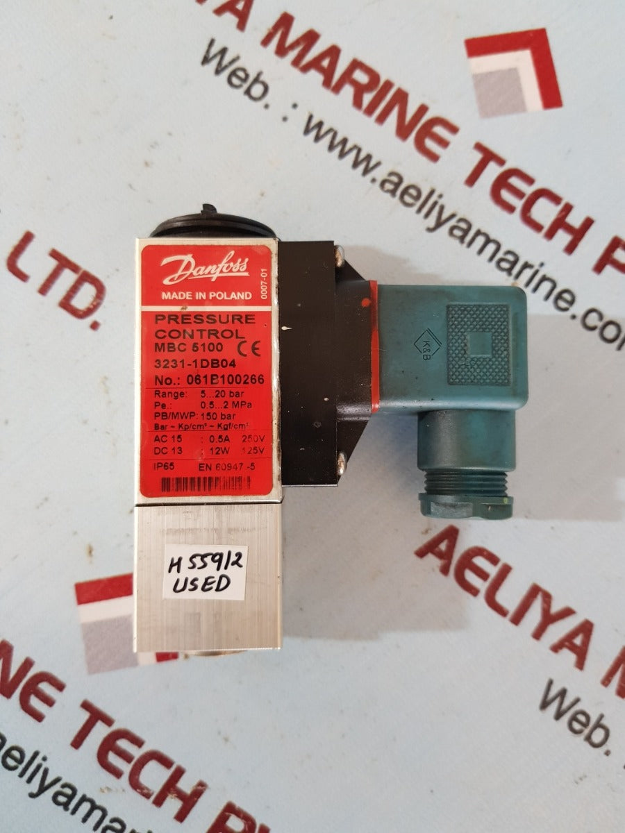 Danfoss mbc 5100 3231-1db04 pressure switch 061b100266