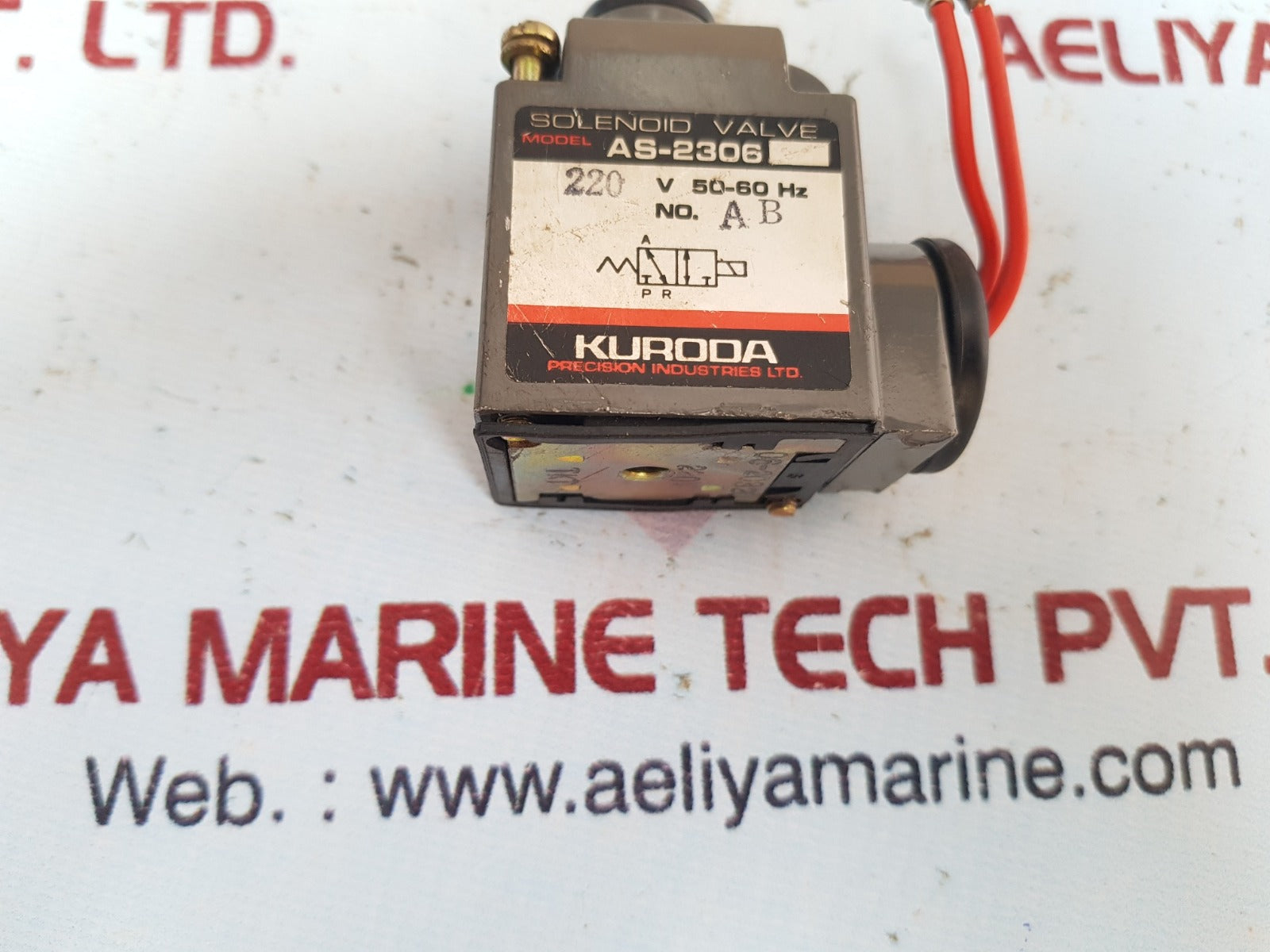 kuroda as-2306 solenoid valve 220v 50/60hz