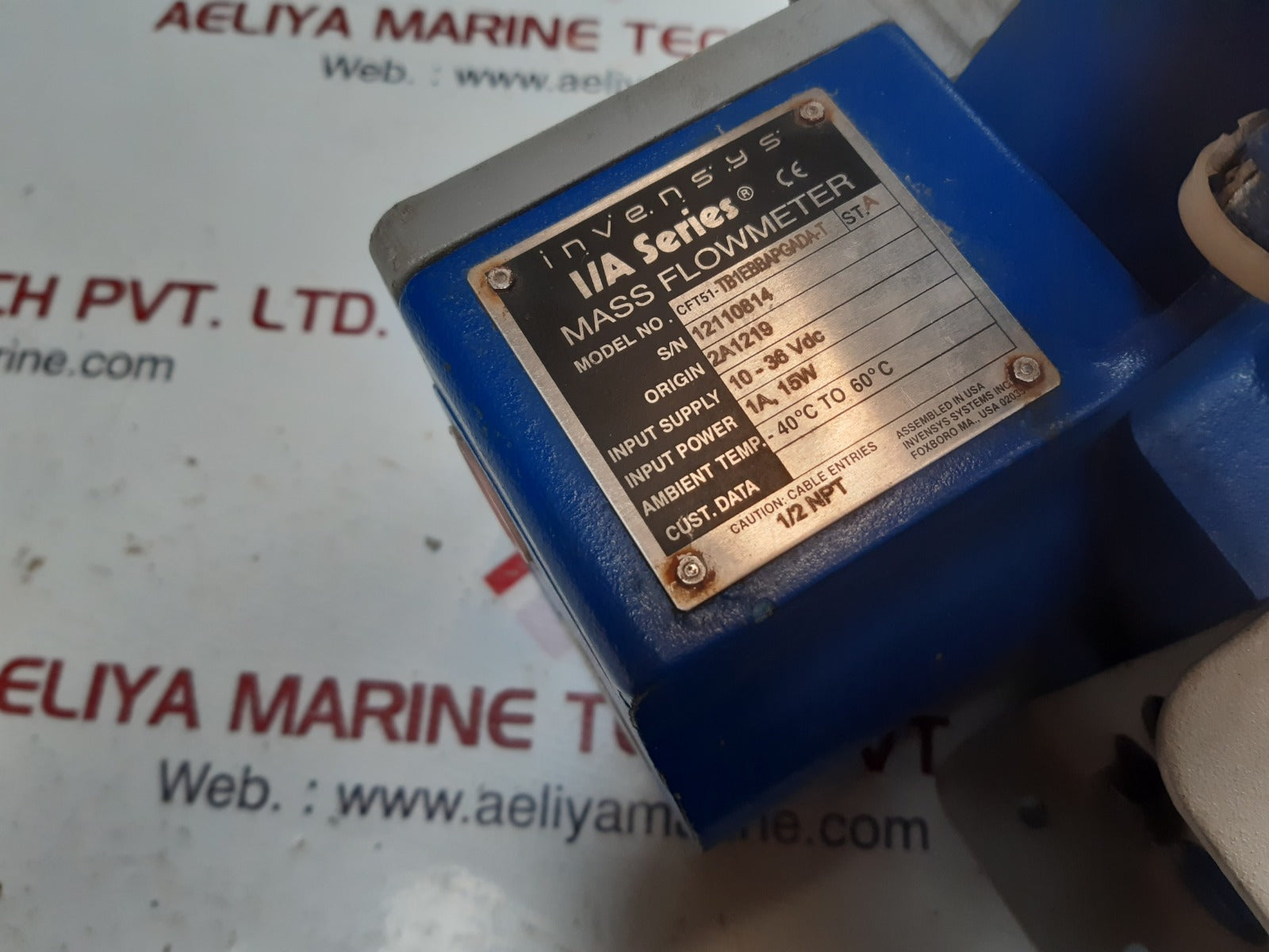 Invensys cft51-tb1ebbapgada-t i/a series mass flowmeter