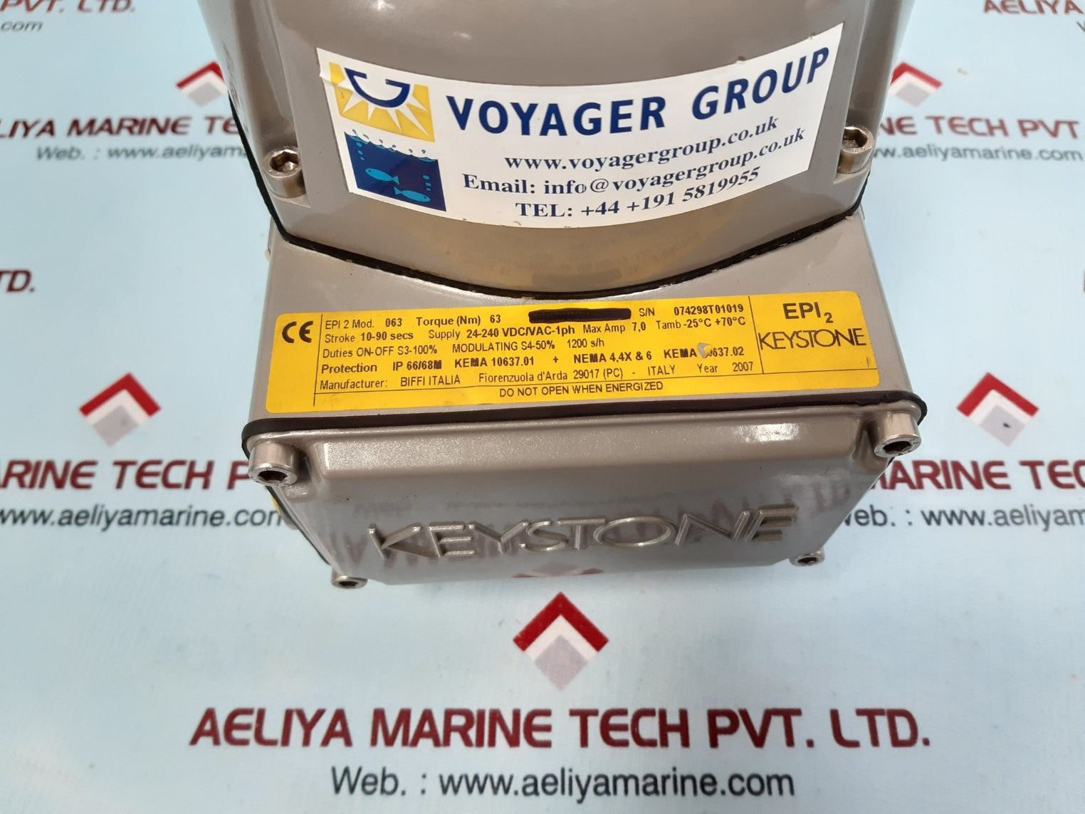 Keystone electric actuator epi2