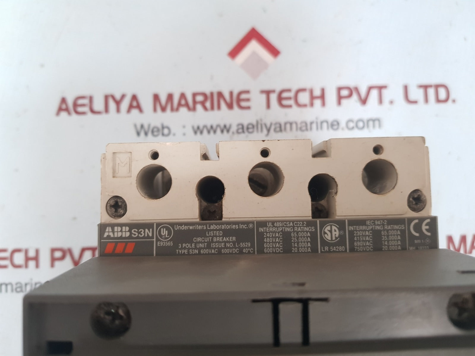 Abb s3n 600vac 600vdc 3pole unit