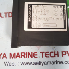 Brodersen udc-35 digital panel controller