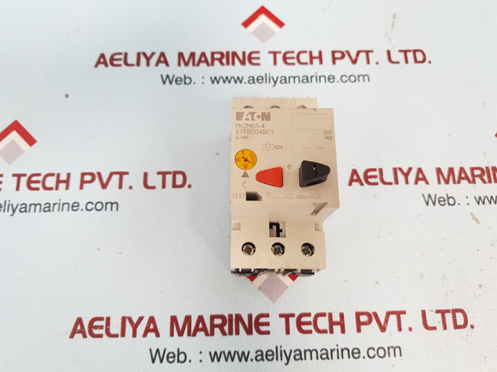 Eaton pkzm01-4 motor protective circuit breaker xtpb004bc1