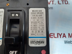 Hyundai electrical ho-60bb molded case circuit breaker