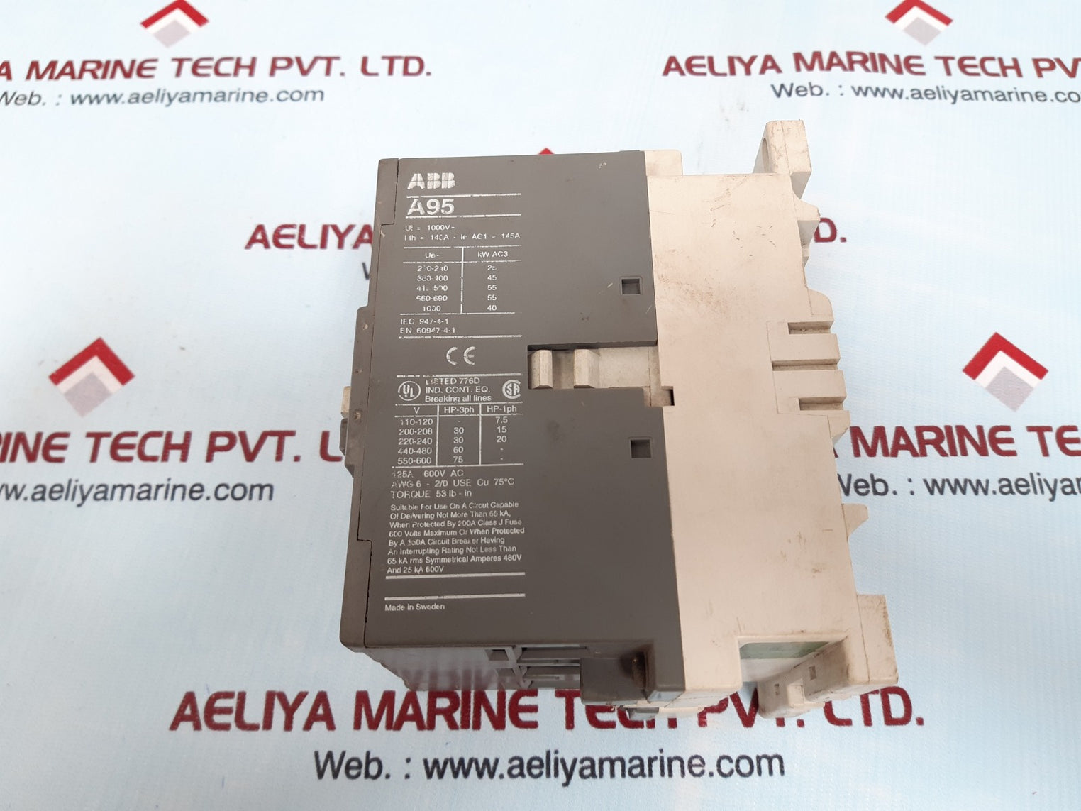 Abb a95-30 contactor 400-415v 50hz/ 415-440v 60hz