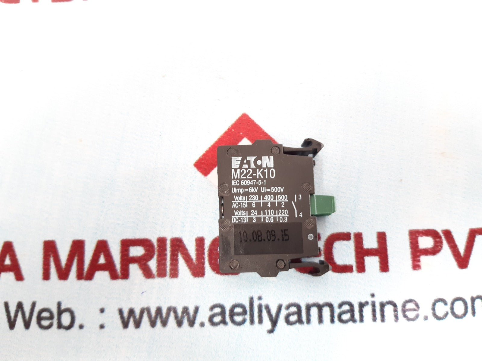 Set of 9x Eaton m22-k10 contact block 
