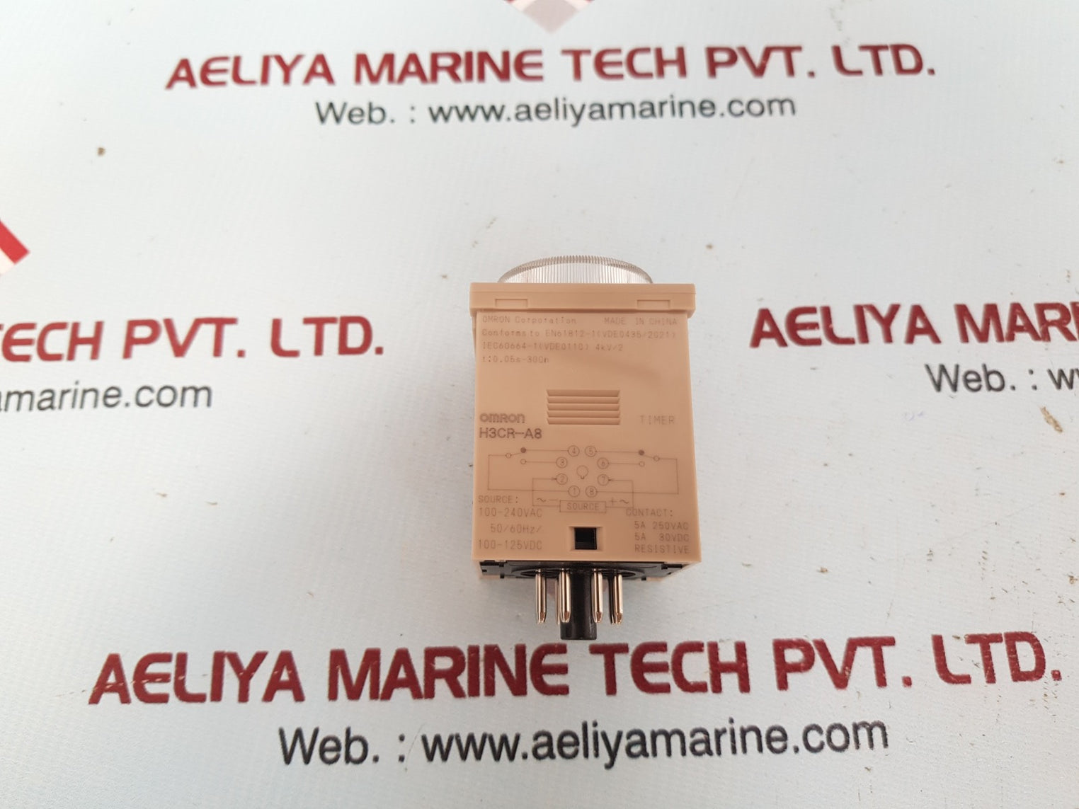 Omron h3cr-a8 timer 100-240vac 50/60hz/100-125vdc