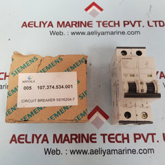 Siemens 5sy62 mcb c4 circuit breaker 