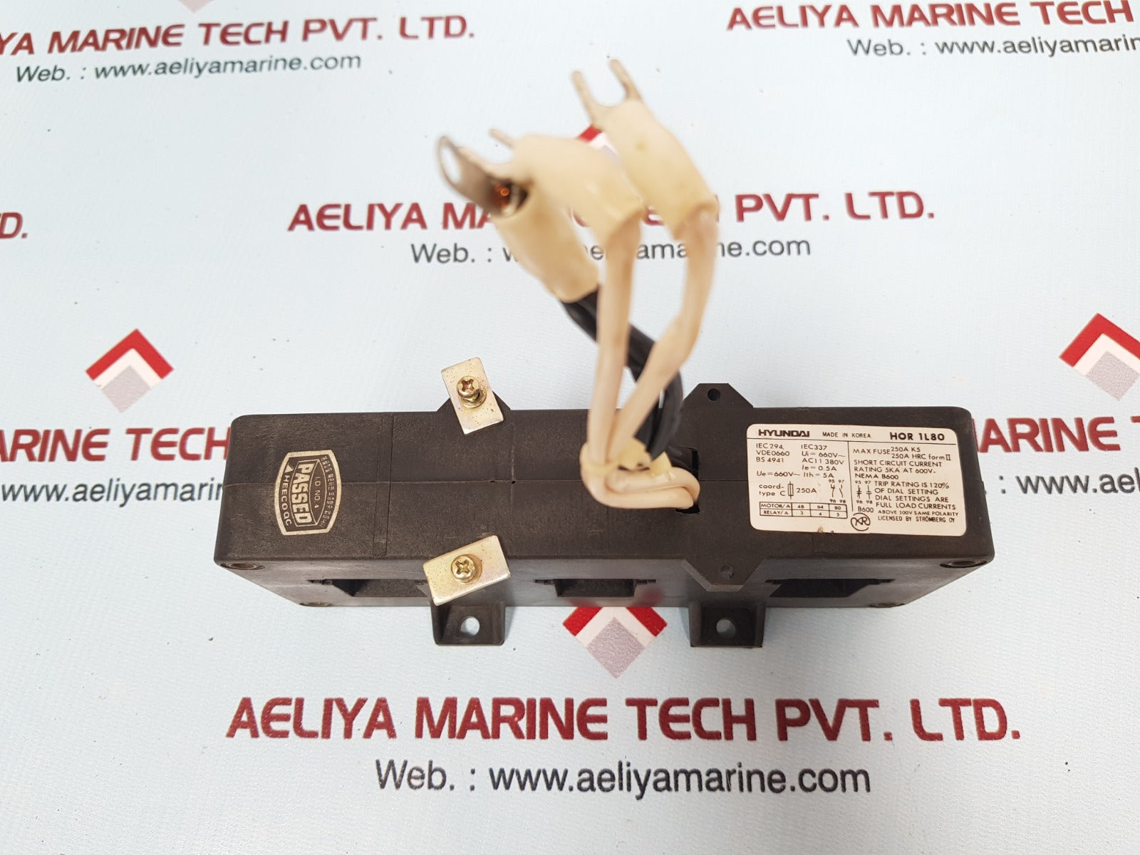 Hyundai hor 1l80 thermal overload relay 