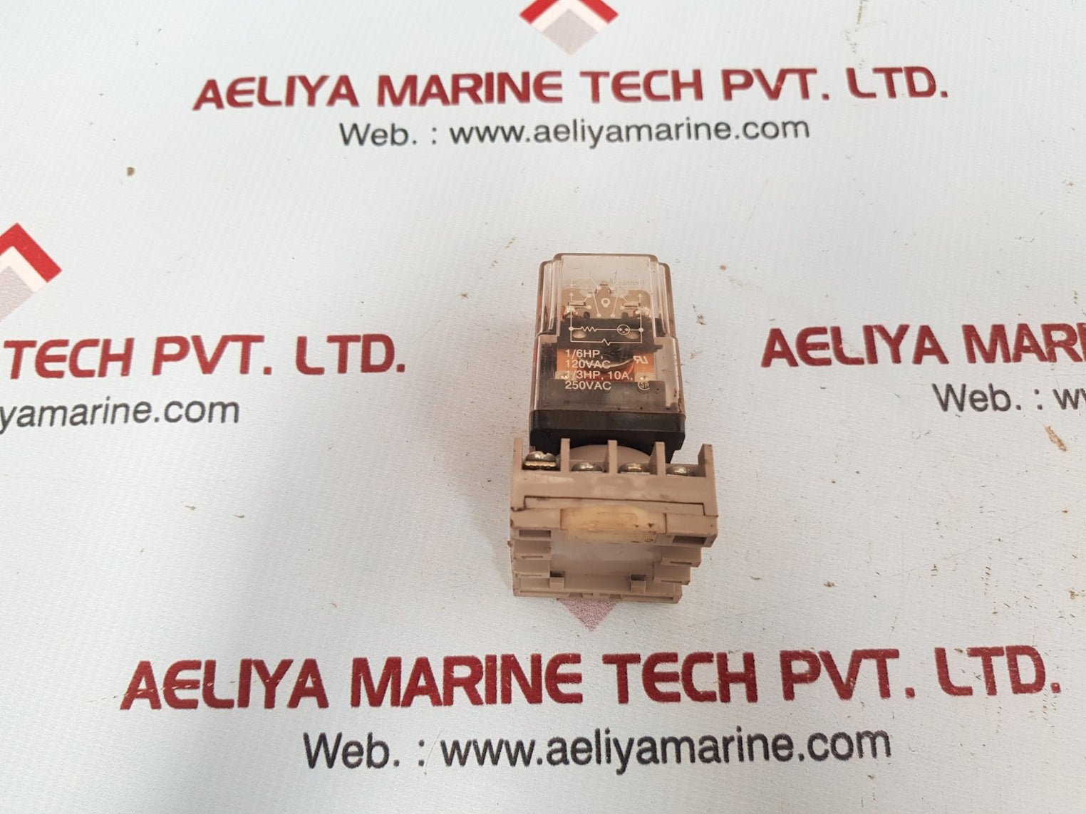 Potter & brumfield krpa-11an-240 power relay with socket 