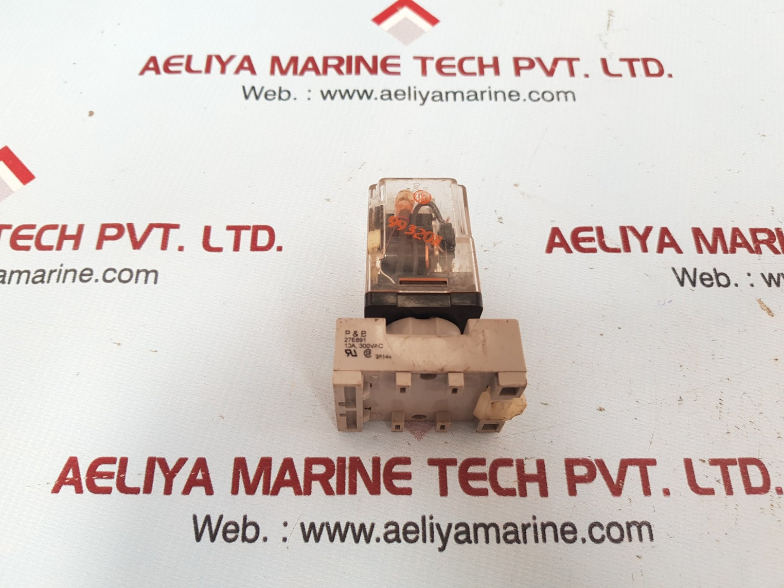 Potter & brumfield krpa-11an-240 power relay with socket 