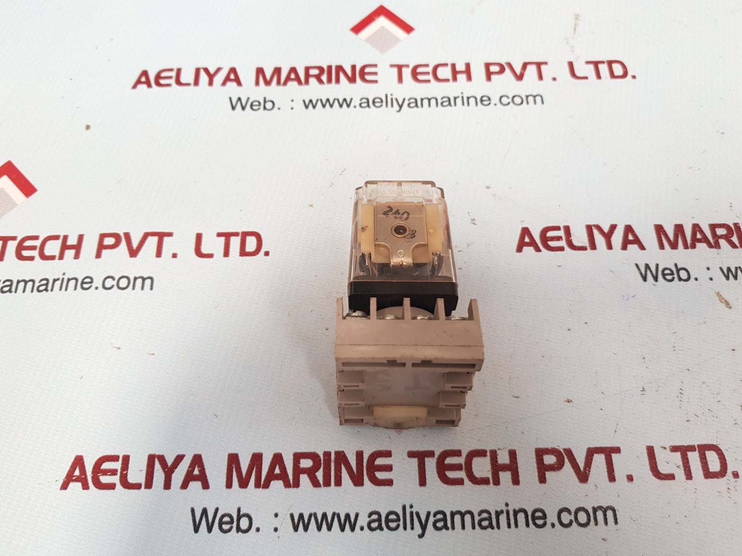 Potter & brumfield krpa-11an-240 power relay with socket 