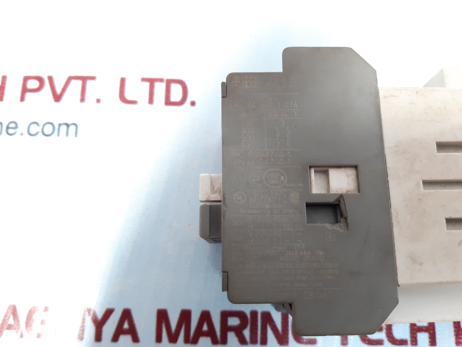 Abb al12-30-10 contactor 24v dc 