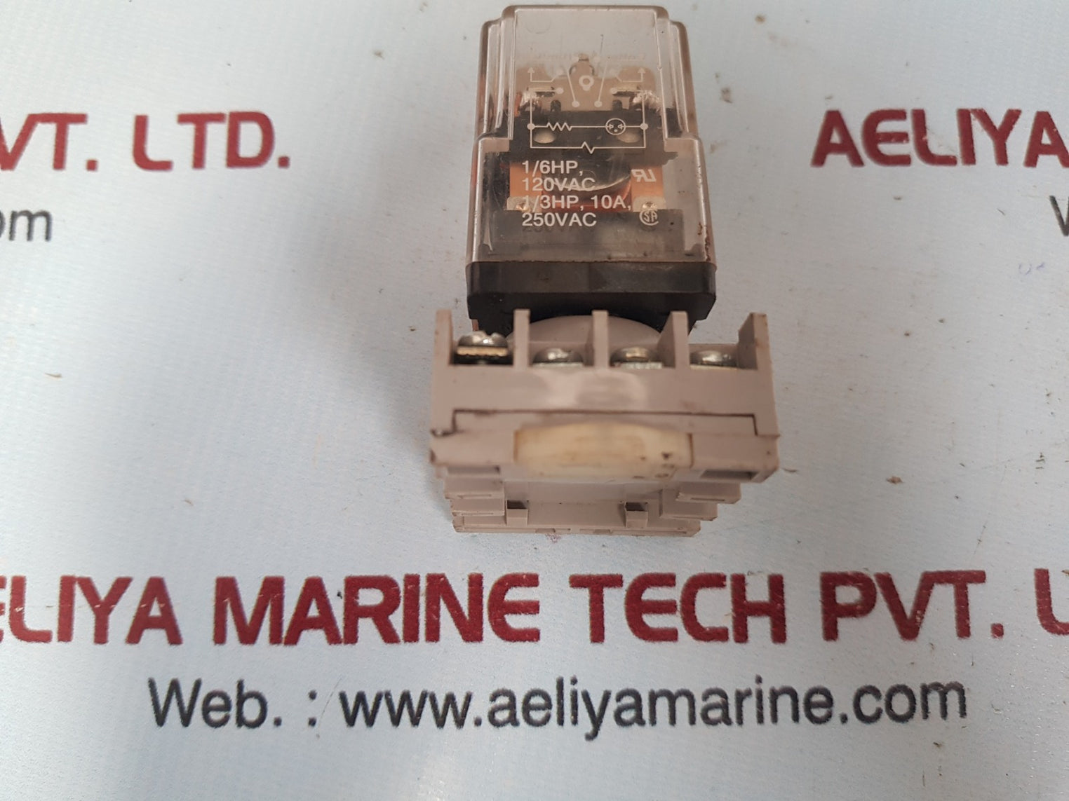 Potter & brumfield krpa-11an-240 power relay with socket 