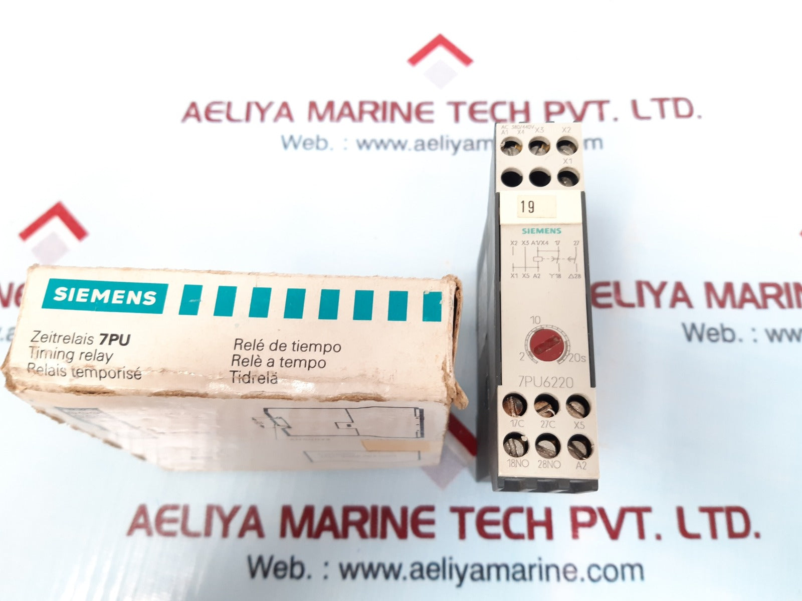 Siemens 7pu6220-7nt20 timing relay 