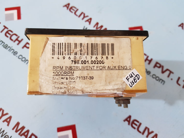 Deif 71037-39 rpm meter