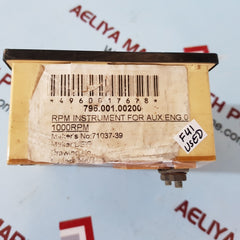 Deif 71037-39 rpm meter